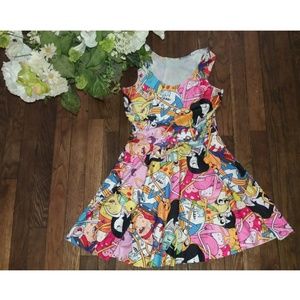 LAST CHANCE ADVENTURE TIME skater dress